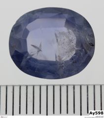 Foto von Korund (Saphir) (NHMW-MIN-Ay598)